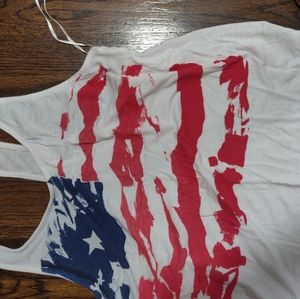 US flag tank top